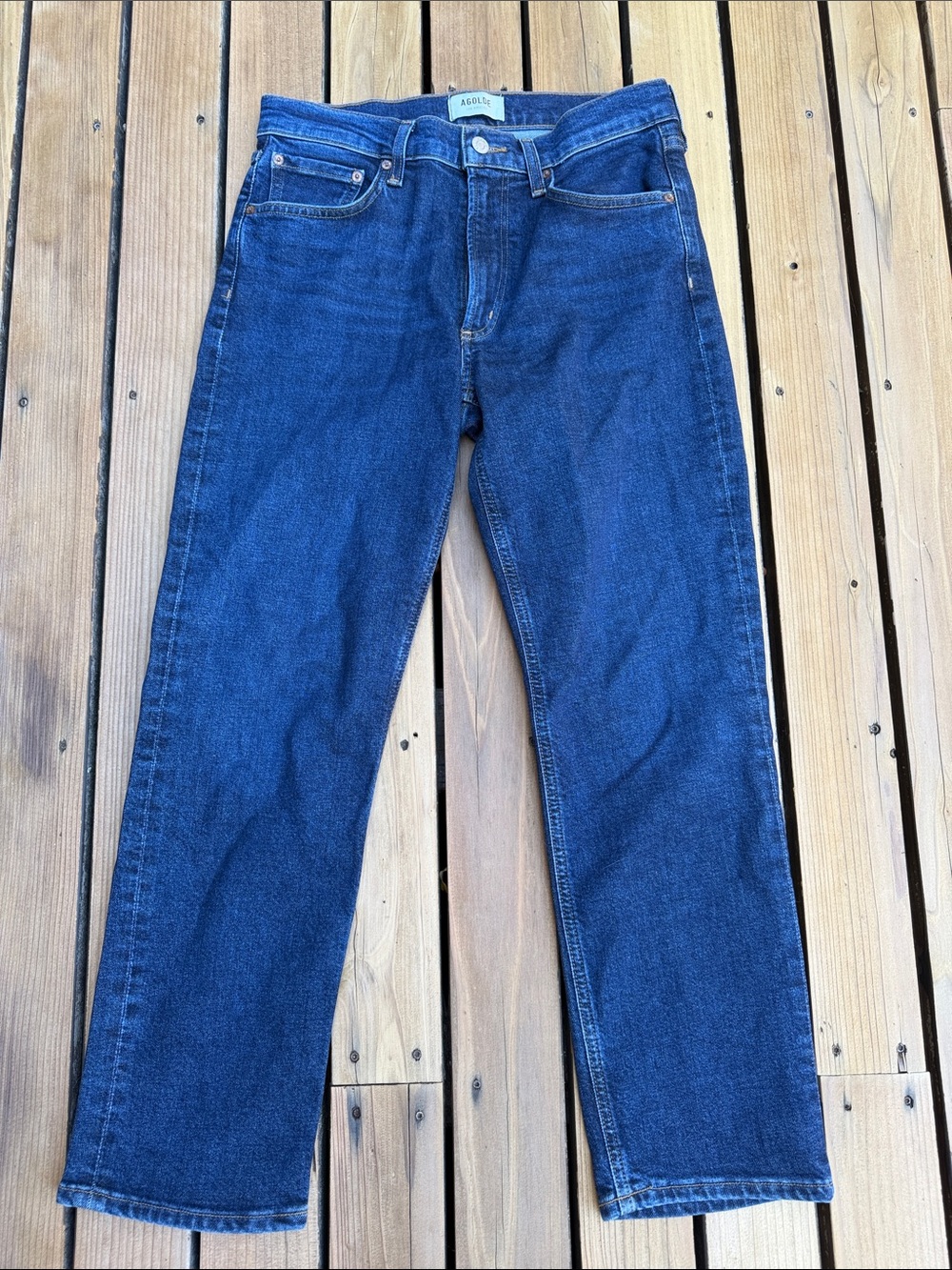AGOLDE Deep Blue Denim KYE Jeans 27